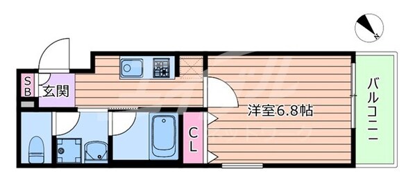 ウェルスクエア石橋阪大前の物件間取画像